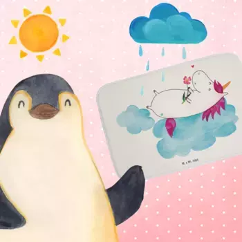 Коврик для ванной Mr. & Mrs. Panda, белый