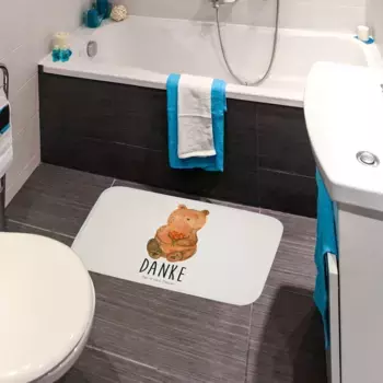 Коврик для ванной Mr. & Mrs. Panda, белый