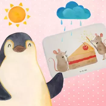 Коврик для ванной Mr. & Mrs. Panda, белый