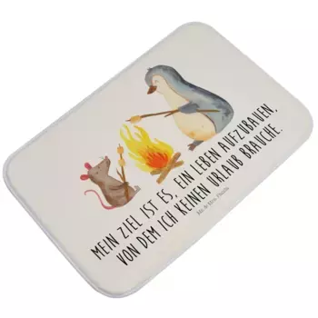 Коврик для ванной Mr. & Mrs. Panda, белый