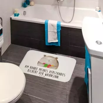 Коврик для ванной Mr. & Mrs. Panda, белый