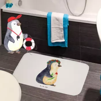 Коврик для ванной Mr. & Mrs. Panda, белый