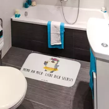 Коврик для ванной Mr. & Mrs. Panda, белый