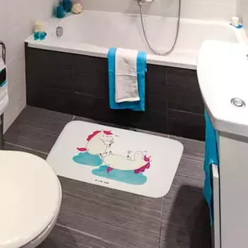 Коврик для ванной Mr. & Mrs. Panda, белый