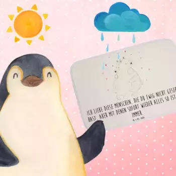 Коврик для ванной Mr. & Mrs. Panda, белый