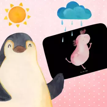 Коврик для ванной Mr. & Mrs. Panda, черный