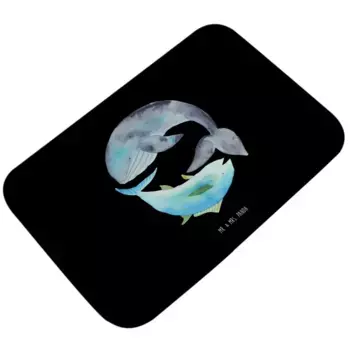 Коврик для ванной Mr. & Mrs. Panda, черный