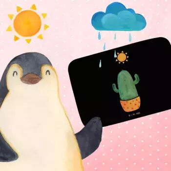 Коврик для ванной Mr. & Mrs. Panda, черный