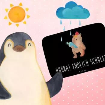 Коврик для ванной Mr. & Mrs. Panda, черный