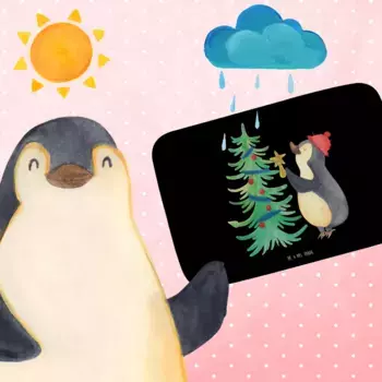 Коврик для ванной Mr. & Mrs. Panda, черный