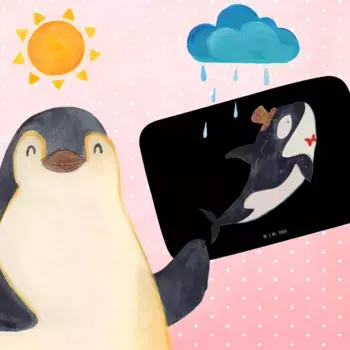 Коврик для ванной Mr. & Mrs. Panda, черный