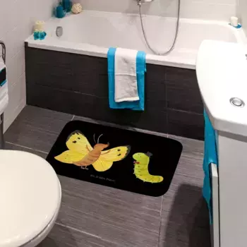 Коврик для ванной Mr. & Mrs. Panda, черный