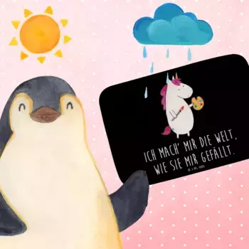 Коврик для ванной Mr. & Mrs. Panda, черный