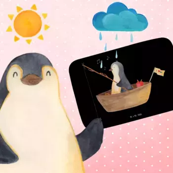 Коврик для ванной Mr. & Mrs. Panda, черный