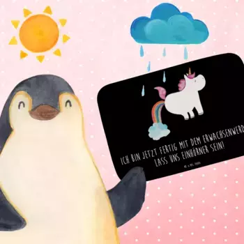 Коврик для ванной Mr. & Mrs. Panda, черный