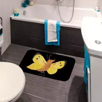 Коврик для ванной Mr. & Mrs. Panda, черный