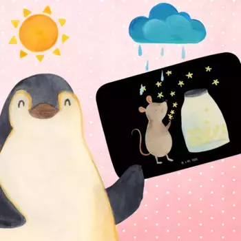 Коврик для ванной Mr. & Mrs. Panda, черный