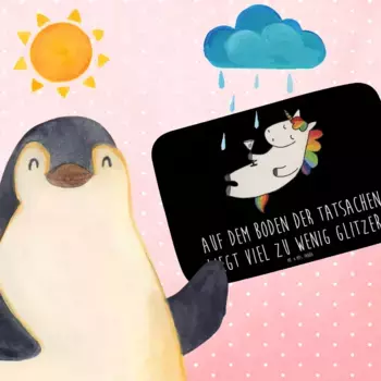 Коврик для ванной Mr. & Mrs. Panda, черный