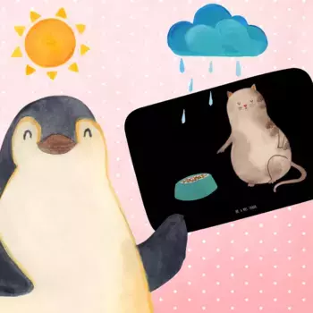 Коврик для ванной Mr. & Mrs. Panda, черный