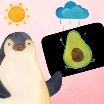 Коврик для ванной Mr. & Mrs. Panda, черный