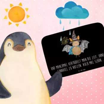 Коврик для ванной Mr. & Mrs. Panda, черный