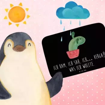 Коврик для ванной Mr. & Mrs. Panda, черный