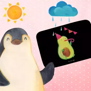 Коврик для ванной Mr. & Mrs. Panda, черный