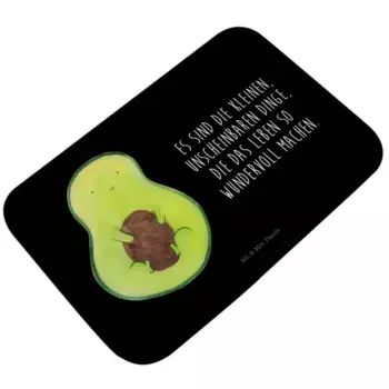 Коврик для ванной Mr. & Mrs. Panda, черный