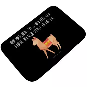 Коврик для ванной Mr. & Mrs. Panda, черный