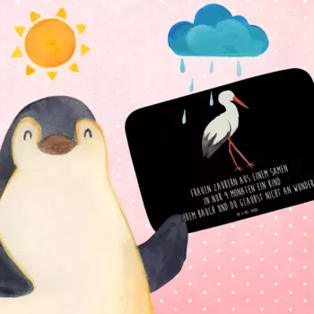 Коврик для ванной Mr. & Mrs. Panda, черный