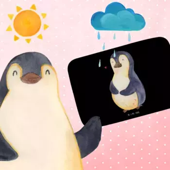 Коврик для ванной Mr. & Mrs. Panda, черный