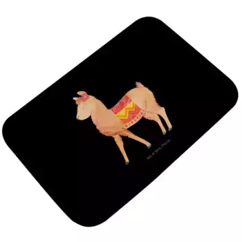 Коврик для ванной Mr. & Mrs. Panda, черный