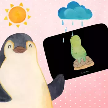 Коврик для ванной Mr. & Mrs. Panda, черный