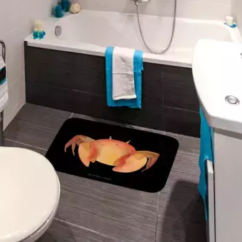 Коврик для ванной Mr. & Mrs. Panda, черный