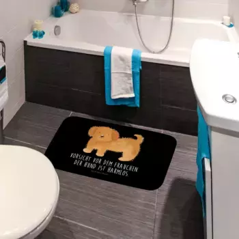 Коврик для ванной Mr. & Mrs. Panda, черный