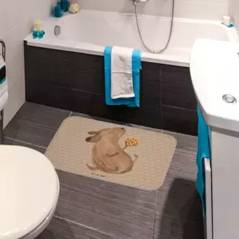 Коврик для ванной Mr. & Mrs. Panda, коричневый