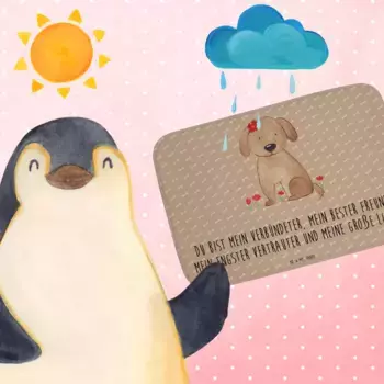 Коврик для ванной Mr. & Mrs. Panda, коричневый