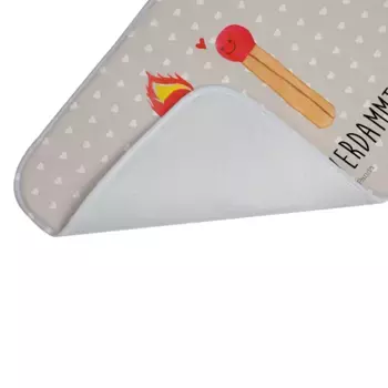 Коврик для ванной Mr. & Mrs. Panda, серый