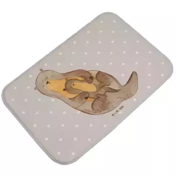 Коврик для ванной Mr. & Mrs. Panda, серый