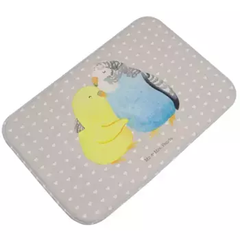 Коврик для ванной Mr. & Mrs. Panda, серый