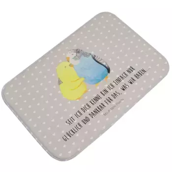 Коврик для ванной Mr. & Mrs. Panda, серый