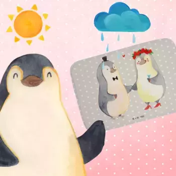 Коврик для ванной Mr. & Mrs. Panda, серый