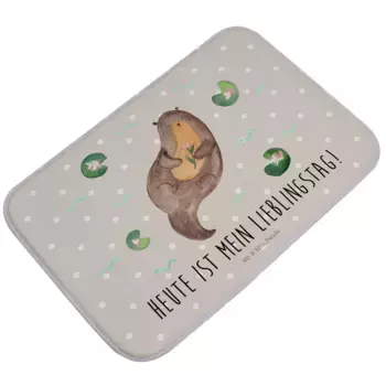 Коврик для ванной Mr. & Mrs. Panda, серый