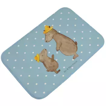 Коврик для ванной Mr. & Mrs. Panda, синий