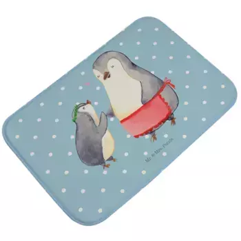 Коврик для ванной Mr. & Mrs. Panda, синий