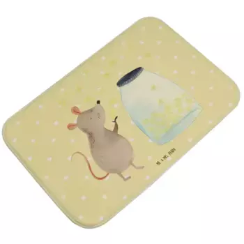 Коврик для ванной Mr. & Mrs. Panda, желтый