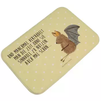 Коврик для ванной Mr. & Mrs. Panda, желтый