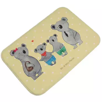 Коврик для ванной Mr. & Mrs. Panda, желтый