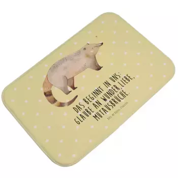 Коврик для ванной Mr. & Mrs. Panda, желтый