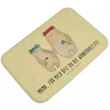 Коврик для ванной Mr. & Mrs. Panda, желтый